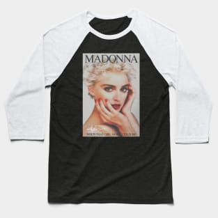 Madonna World Tour 1987 Baseball T-Shirt